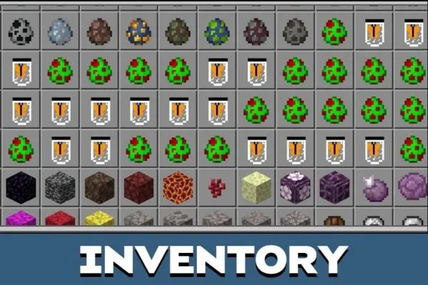 Inventory from Butterfly Mod for Minecraft PE