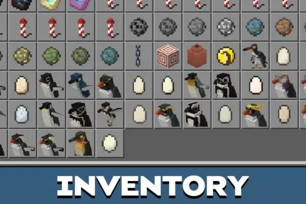 Inventory from Penguin Mod for Minecraft PE