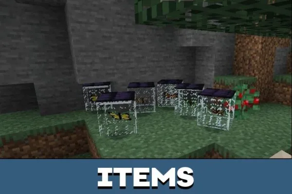 Items from Butterfly Mod for Minecraft PE