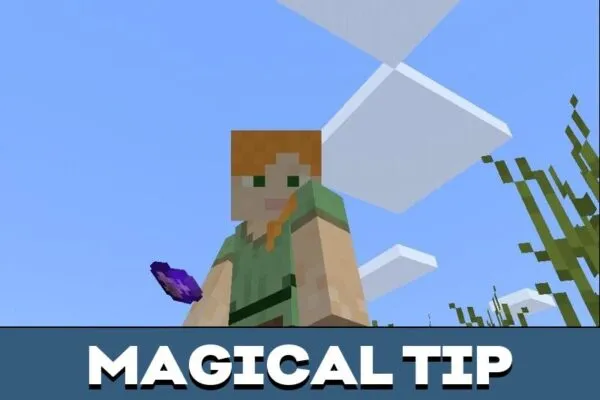 Magical Tip from Magical Broomstick Mod for Minecraft PE