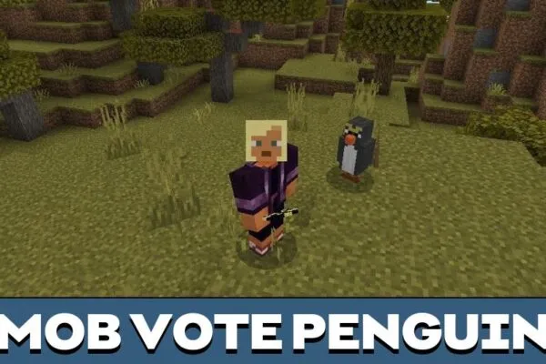 Mob Vote Penguin Mod for Minecraft PE