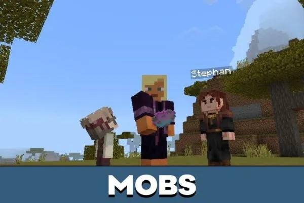 Mobs from Family Mod for Minecraft PE