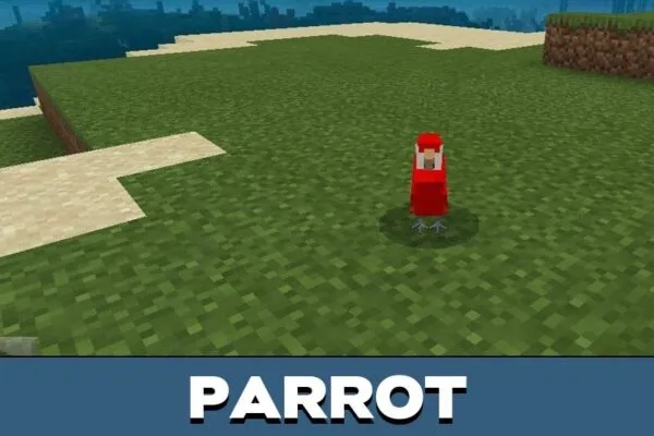 Parrot from Animal Texture Pack for Minecraft PE