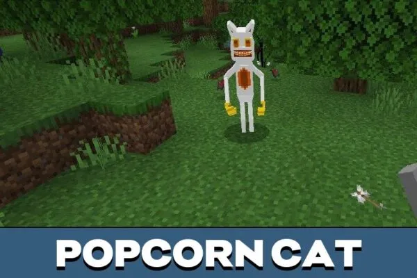 Popcorn Mob from Cartoon Cat Mod for Minecraft PE