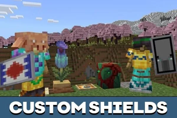 Custom Shields from Minecraft PE 1.20