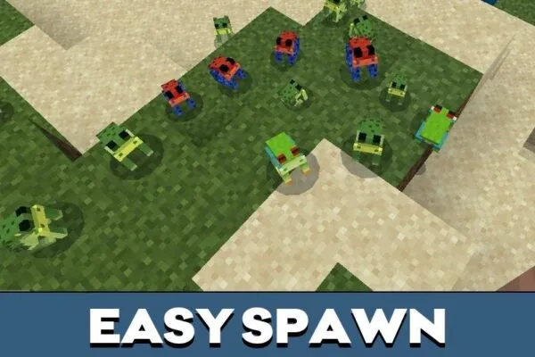 Spawn from Frog Mod for Minecraft PE