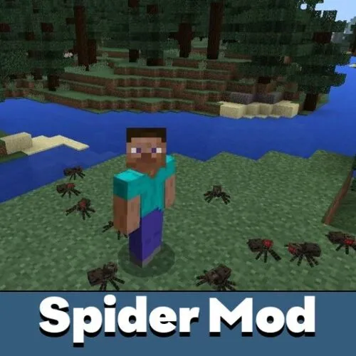 Spider Mod for Minecraft PE