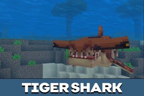 Tiger Shark Mod for Minecraft PE