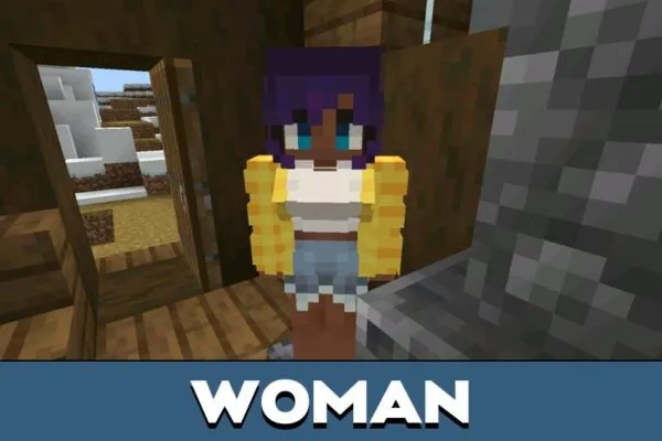 Woman from Wife Mod for Minecraft PE