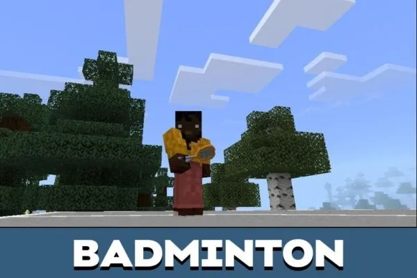 Badminton from Basketball Mod for Minecraft PE