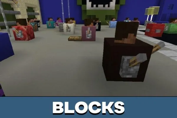 Blocks from Spiderman Map for Minecraft PE