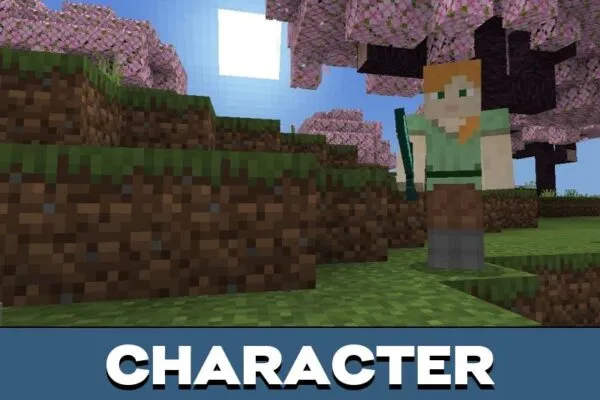 Character from Alex Mod for Minecraft PE