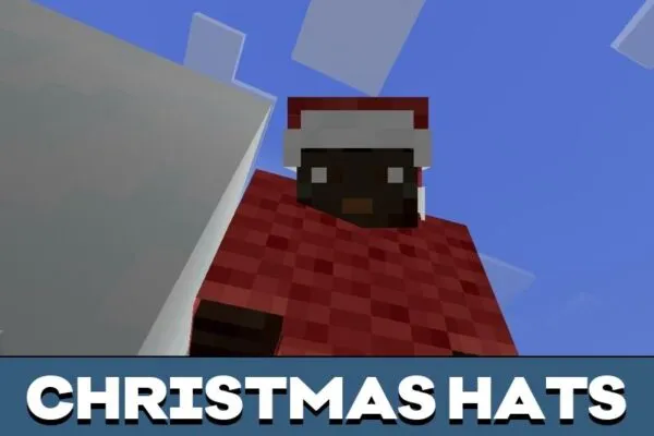 Christmas hats from Hat Mod for Minecraft PE