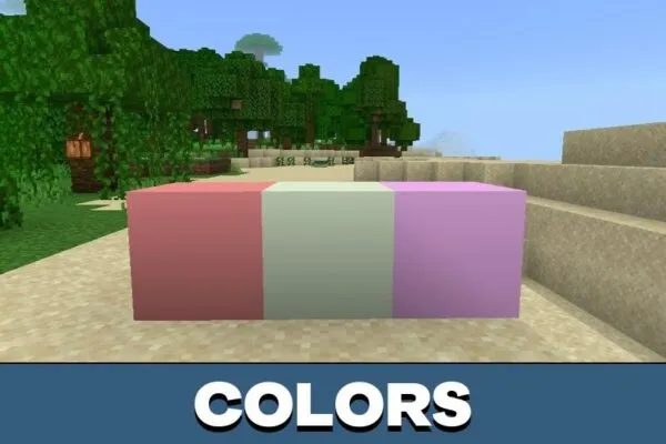 Colors from Concrete Mod for Minecraft PE