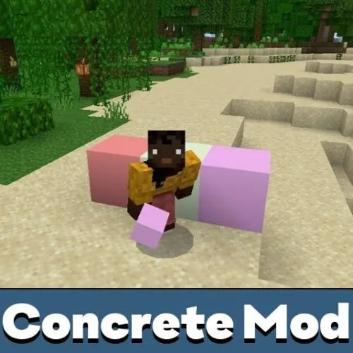 Concrete Mod for Minecraft PE