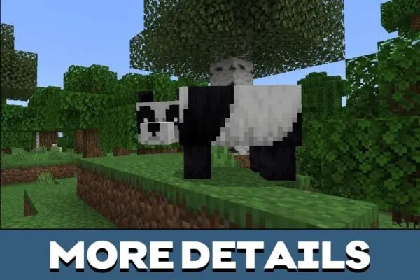 Details from Panda Texture Pack for Minecraft PE