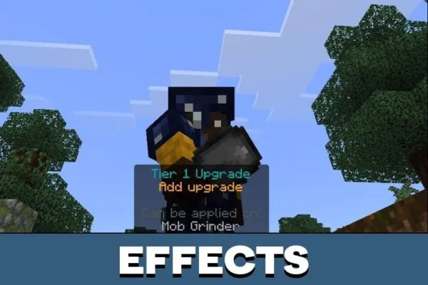 Effects from Black Hole Mod for Minecraft PE