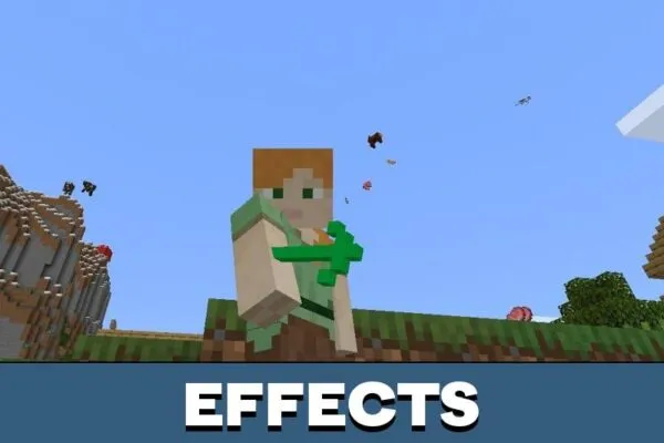 Effects from Fire and Ice Mod for Minecraft PE