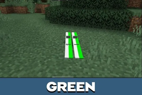 Green Item from Ski Mod for Minecraft PE