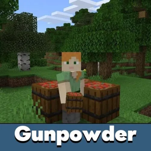 Gunpowder Mod for Minecraft PE