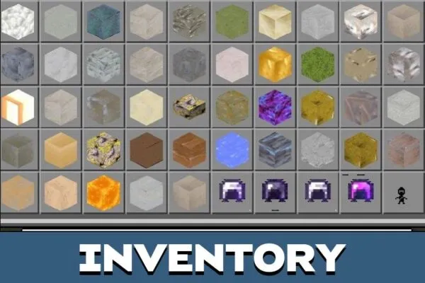 Inventory from Sand Mod for Minecraft PE