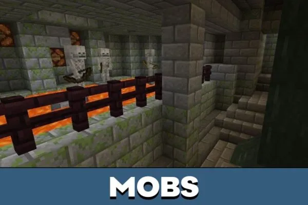 Mobs from House Trap Map for Minecraft PE