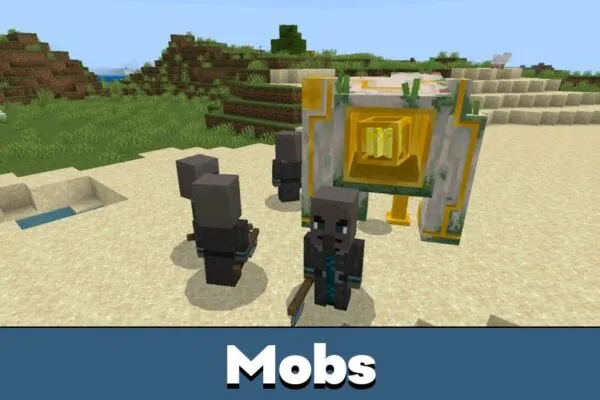 Mobs from New Blocks Mod for Minecraft PE