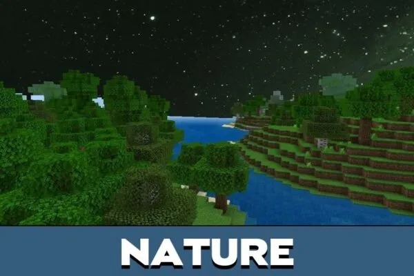 Nature from Forest Texture for Minecraft PE