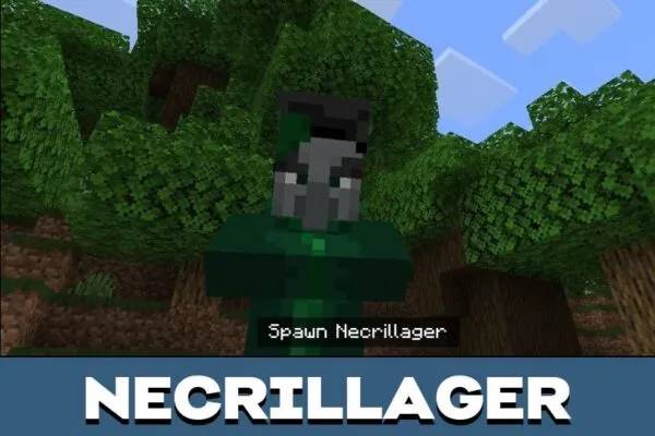 Necrillager from Illager Mod for Minecraft PE