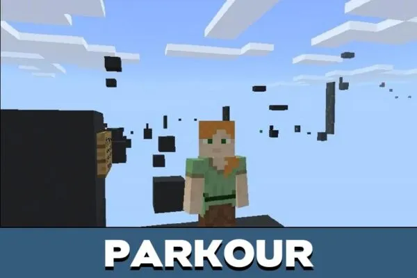 Parkour from Spiderman Map for Minecraft PE