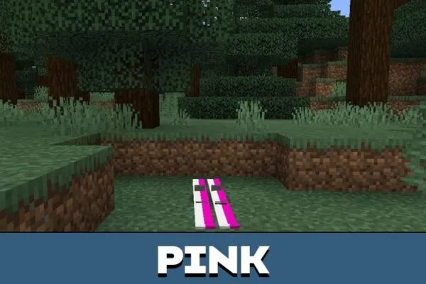 Pink Item from Ski Mod for Minecraft PE