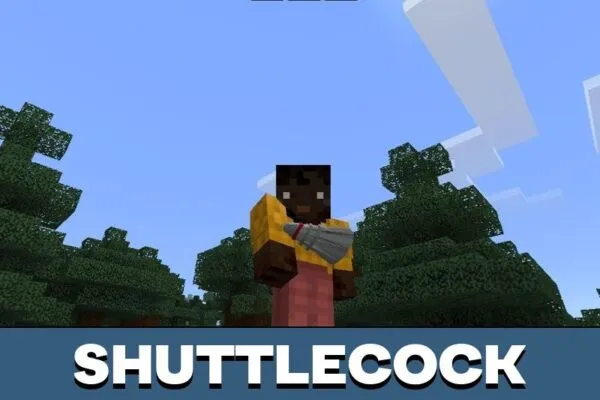 Shuttlecock from Basketball Mod for Minecraft PE