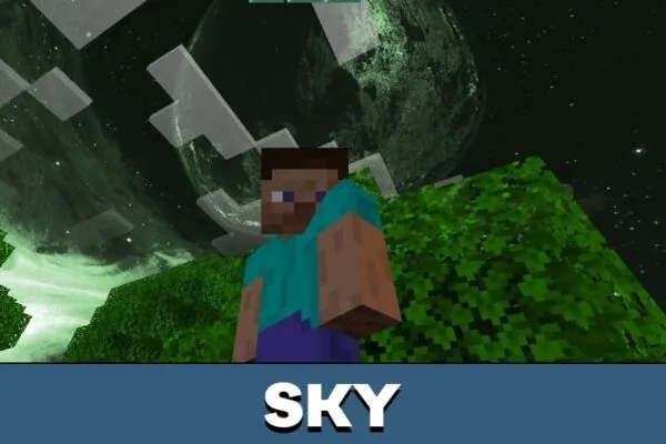 Sky from Forest Texture for Minecraft PE