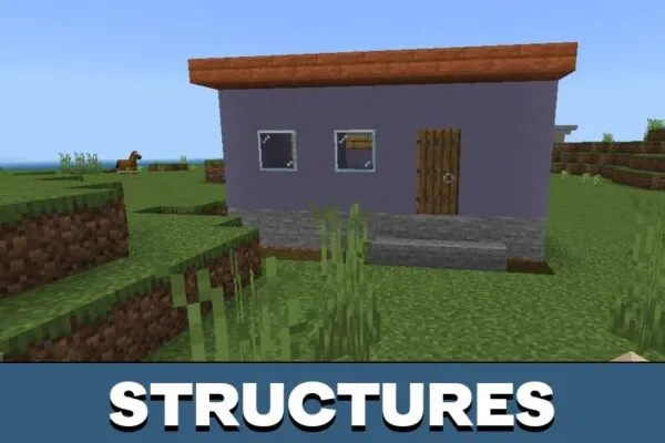 Structures from Barricades Mod for Minecraft PE