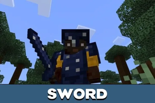 Sword from Black Hole Mod for Minecraft PE