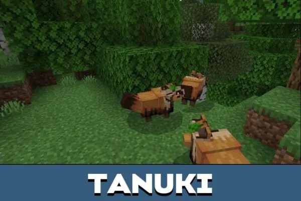 Tanuki from Panda Texture Pack for Minecraft PE