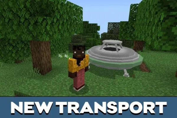 Transport from UFO Mod for Minecraft PE