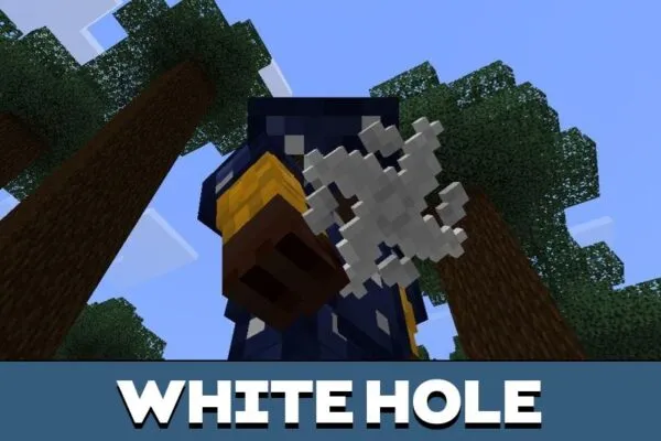 White Whole from Black Hole Mod for Minecraft PE