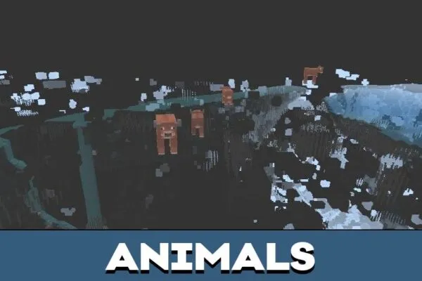 Animals from X Ray Texture Pack for Minecraft PE