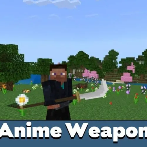 Anime Weapons Mod for Minecraft PE