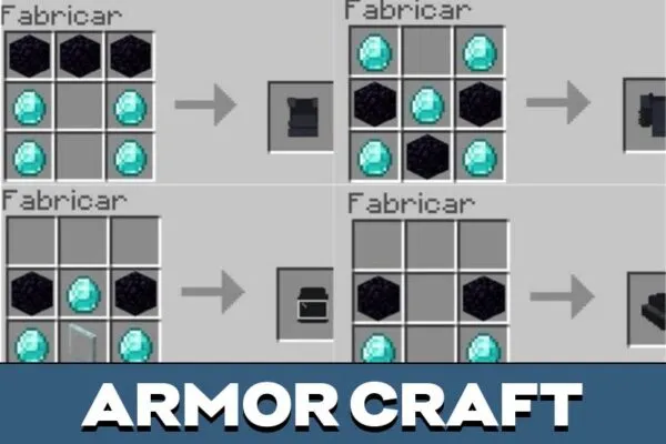 Armor Craft from Bazooka Mod for Minecraft PE