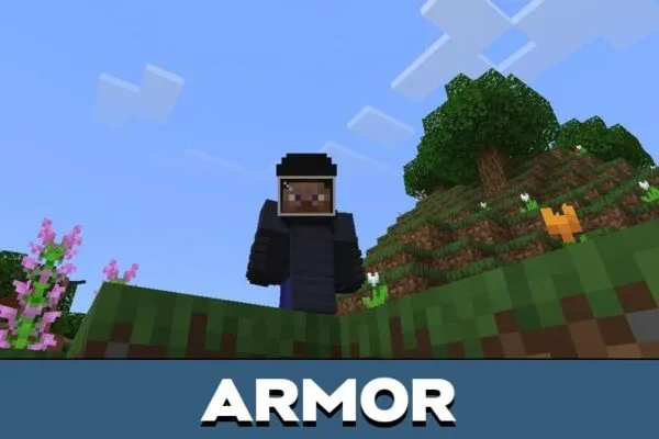 Armor from Machine Gun Mod for Minecraft PE