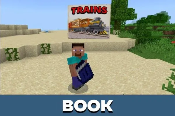 Book from Train Mod for Minecraft PE