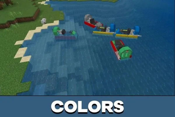 Colors from Hoverboat Mod for Minecraft PE