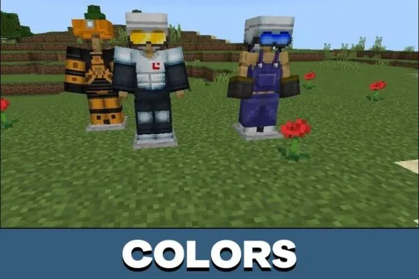 Colors from Super Armor Mod for Minecraft PE