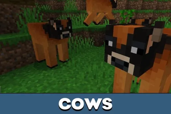 Cows from Earth Mod for Minecraft PE