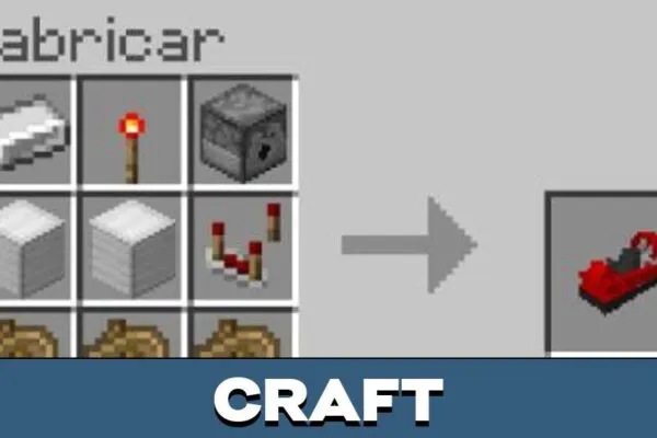 Craft from Hoverboat Mod for Minecraft PE