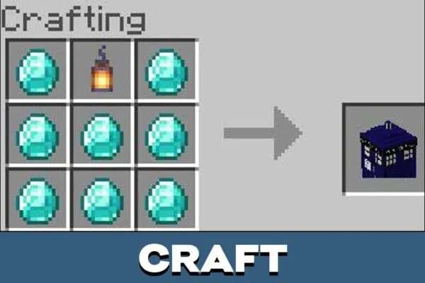 Craft from Time Machine Mod for Minecraft PE