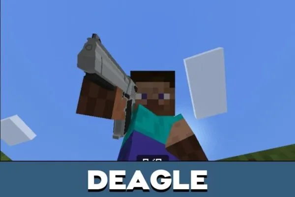 Deagle from Firearms Mod for Minecraft PE