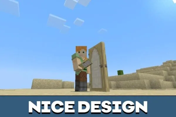 Design from Door Texture Pack for Minecraft PE